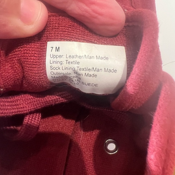 Tretorn Red Canvas Sneakers with White Accents - Picture 4 of 6